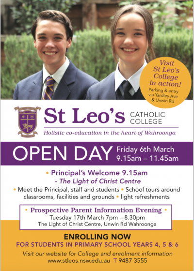 StLeosOpenday.png