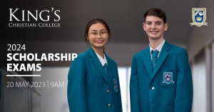King's Christian College 2024 Scholarship Exams - Reedy Creek Campus