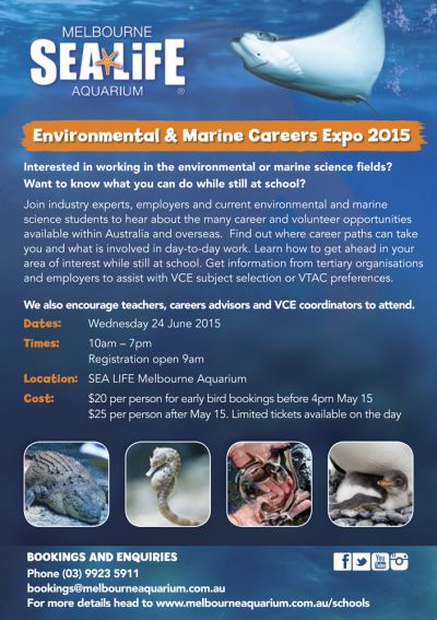 Environment & Marine Careers Expo 2015 at SEA LIFE Melbourne Aquarium.jpg