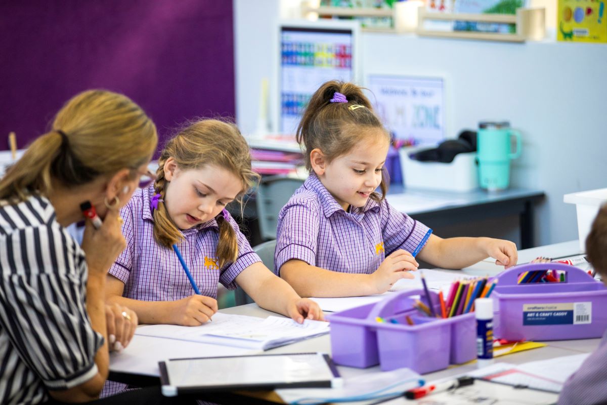 Wesley Junior School students